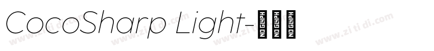 CocoSharp Light字体转换